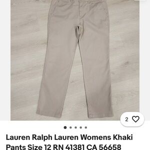 Polo Ralph Lauren Women's Khaki Flare Jeans